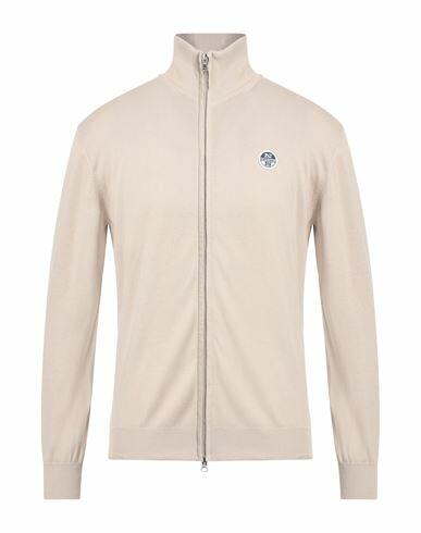 North Sails Man Cardigan Beige Cotton Cover