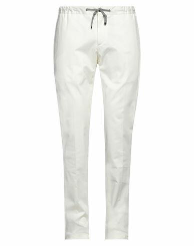 Lab. Pal Zileri Man Pants Ivory Cotton, Polyurethane Cover