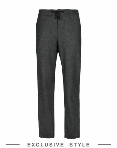 Yoox Net-a-porter For The Prince's Foundation Man Pants Steel grey Merino Wool, Cashmere Cover