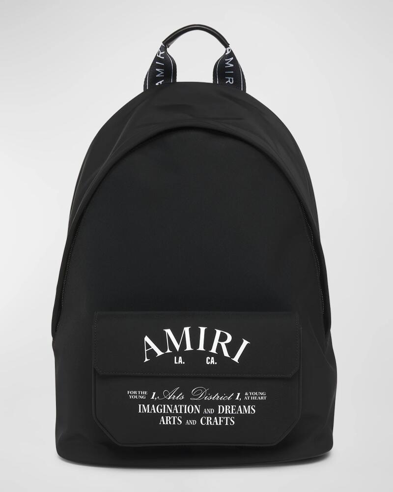 Amiri Men's Arts District Logo-Print Backpack Cover