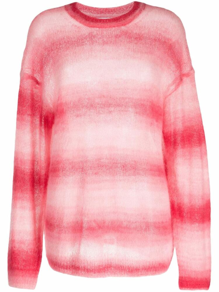 RE/DONE striped fine-knit jumper - Pink Cover