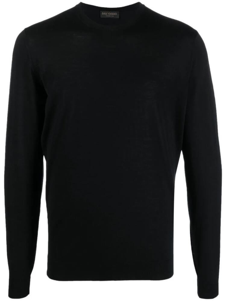 Dell'oglio merino-wool crew-neck jumper - Black Cover