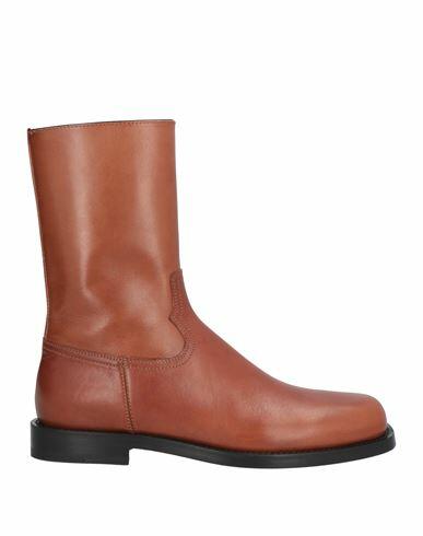 Dries Van Noten Man Boot Brown Leather Cover