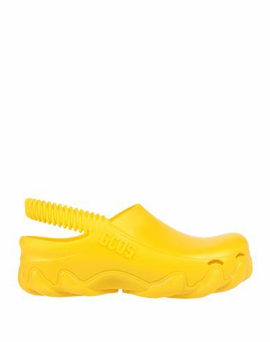 Gcds Man Mules & Clogs Yellow Rubber Cover