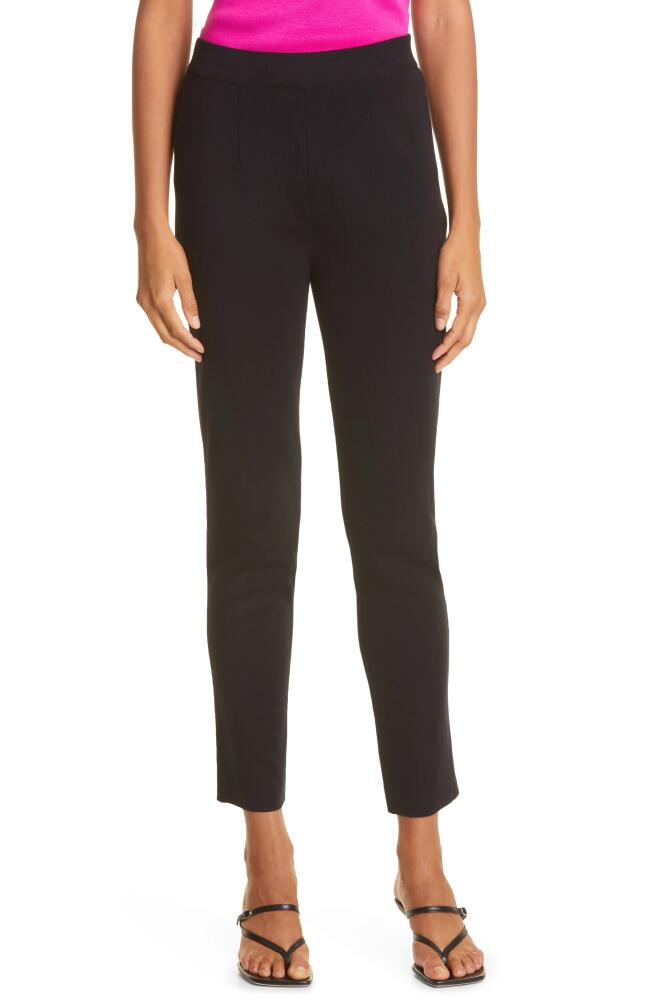 Misook Slim Leg Knit Pants in Black Cover