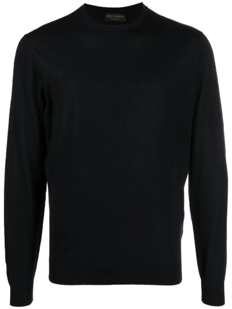 Dell'oglio merino-wool crew-neck jumper - Black Cover