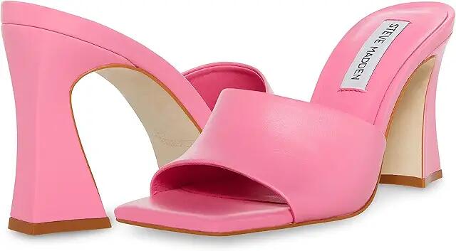 Steve Madden Fairfax Heeled Sandal (Pink Leather) Women's Shoes Cover