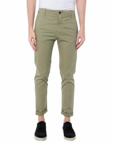 Closed Man Pants Military green Cotton, Elastane Cover