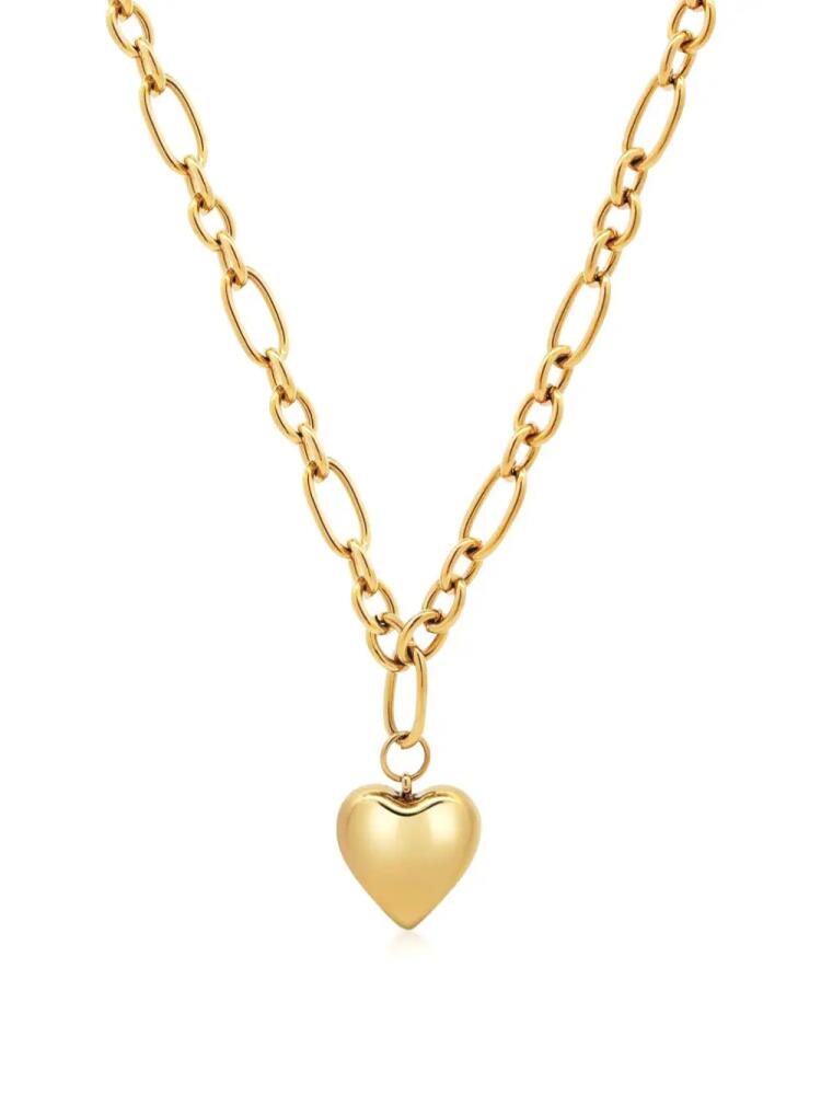 Nialaya Jewelry heart-pendant chain necklace - Gold Cover