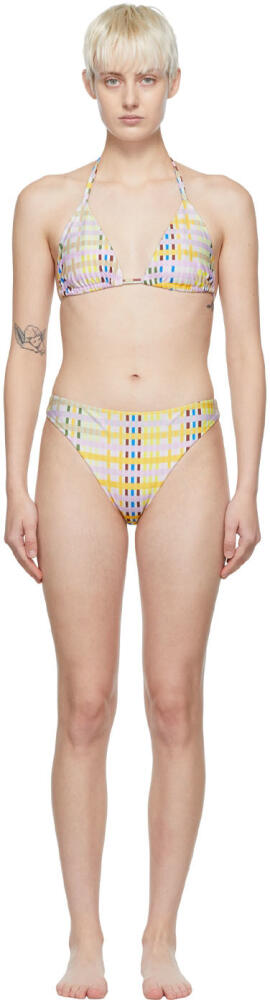 Stine Goya SSENSE Exclusive Yellow Dahlia Bikini Cover