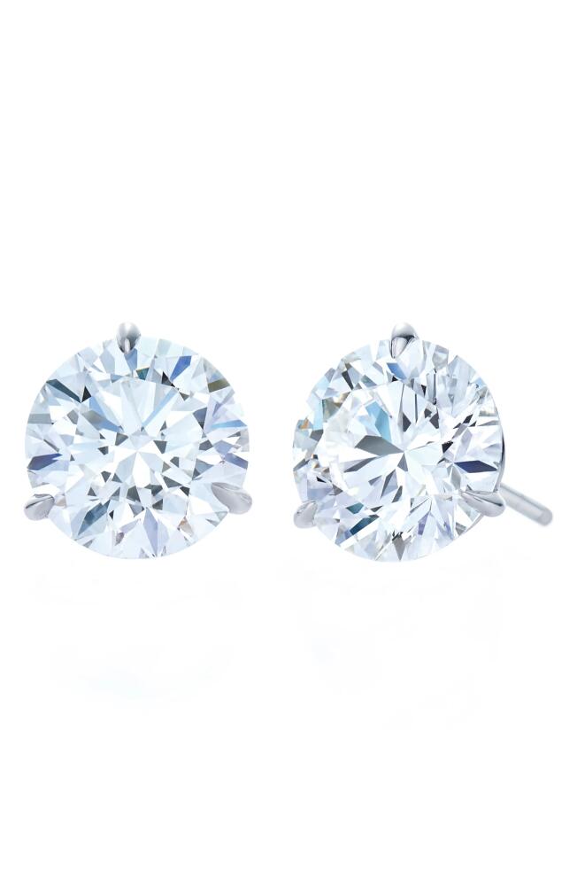 Kwiat Round Cut Diamond & Platinum Stud Earrings - 1.4ct. Cover