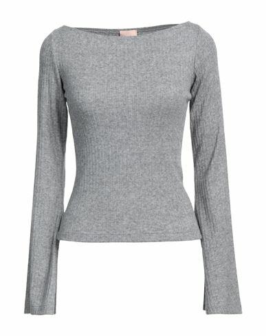 La Semaine Paris Woman Sweater Grey Viscose, Polyester, Polyamide, Elastane Cover