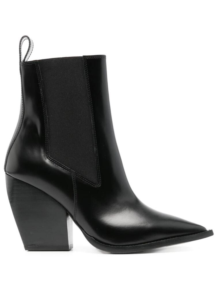 AllSaints Ria 90mm boots - Black Cover