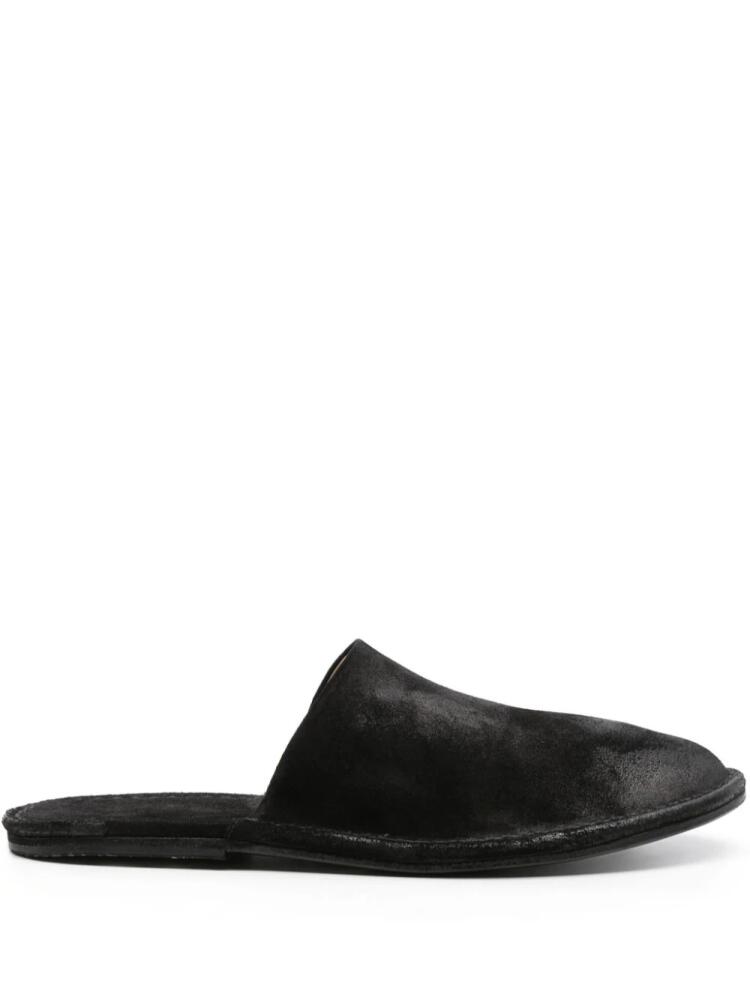 Marsèll Filo suede slippers - Black Cover