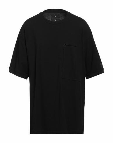 Y-3 Man T-shirt Black Cotton Cover