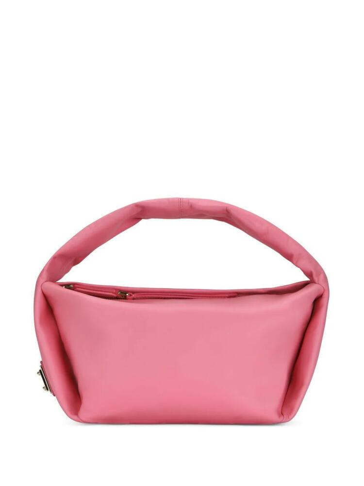 Dolce & Gabbana small Soft logo-tag shoulder bag - Pink Cover