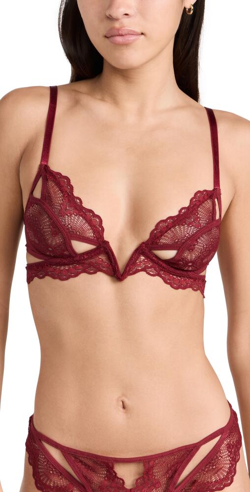 Thistle and Spire Kane V Wire Bra Ruby Cover