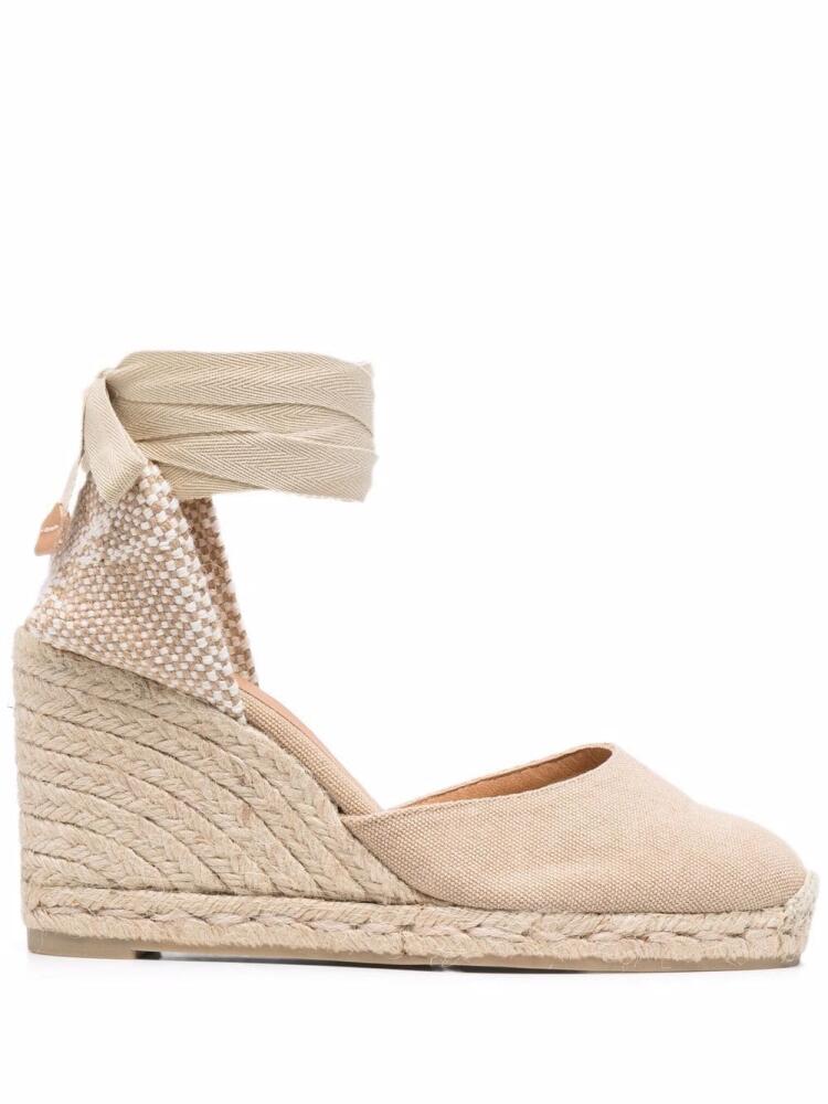 Castañer tie-detail platform espadrilles - Neutrals Cover