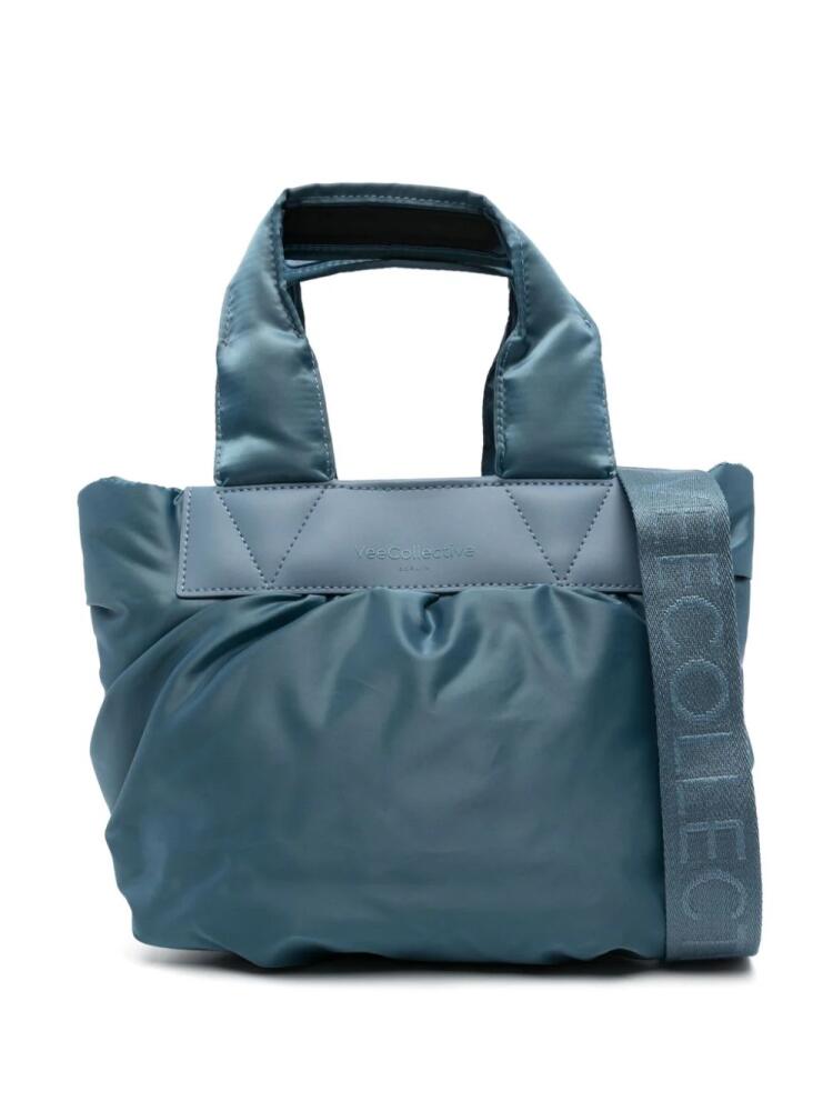 VeeCollective mini Caba tote bag - Blue Cover