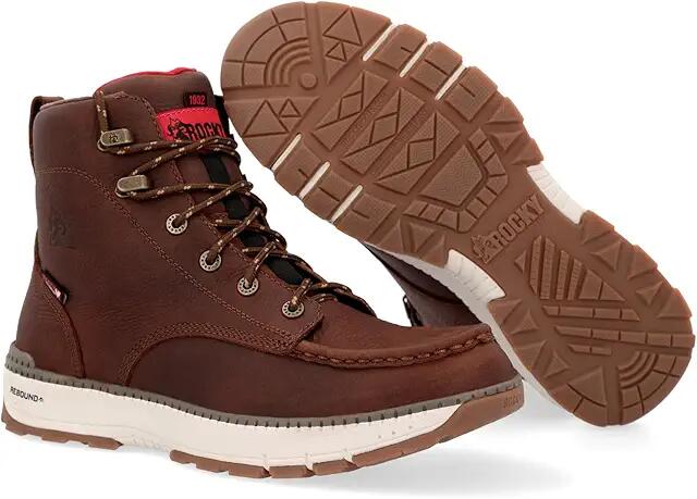 Rocky Rebound Wedge Composite Toe (Brown) Men's Work Boots Cover