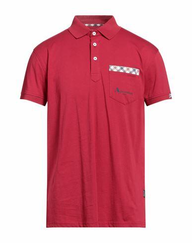 Aquascutum Man Polo shirt Garnet Cotton Cover