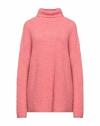 Semicouture Woman Turtleneck Pink Alpaca wool, Wool, Acrylic, Polyamide, Elastane Cover