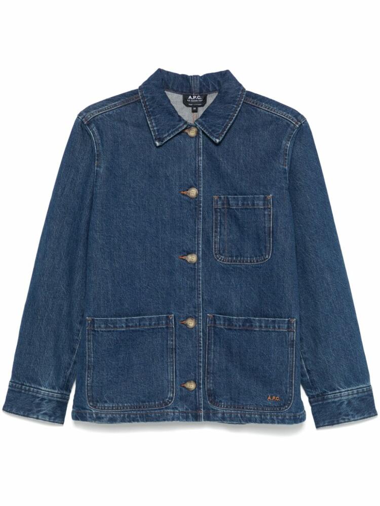 A.P.C. Silvana denim jacket - Blue Cover