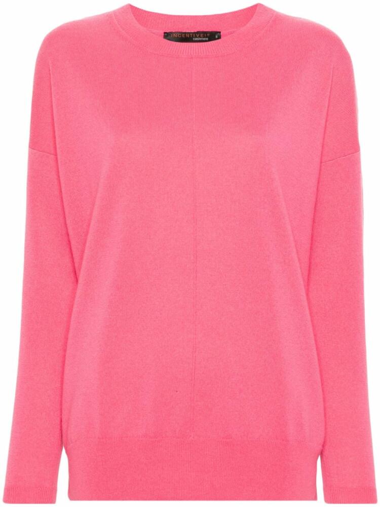 Incentive! Cashmere crew-neck cashmere jumper - Pink Cover