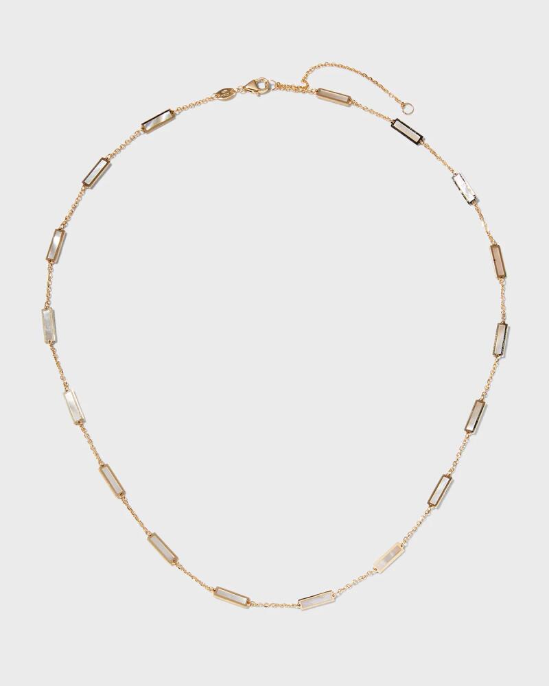 Frederic Sage Yellow Gold 17-Stations White Mother-of-Pearl Necklace Cover