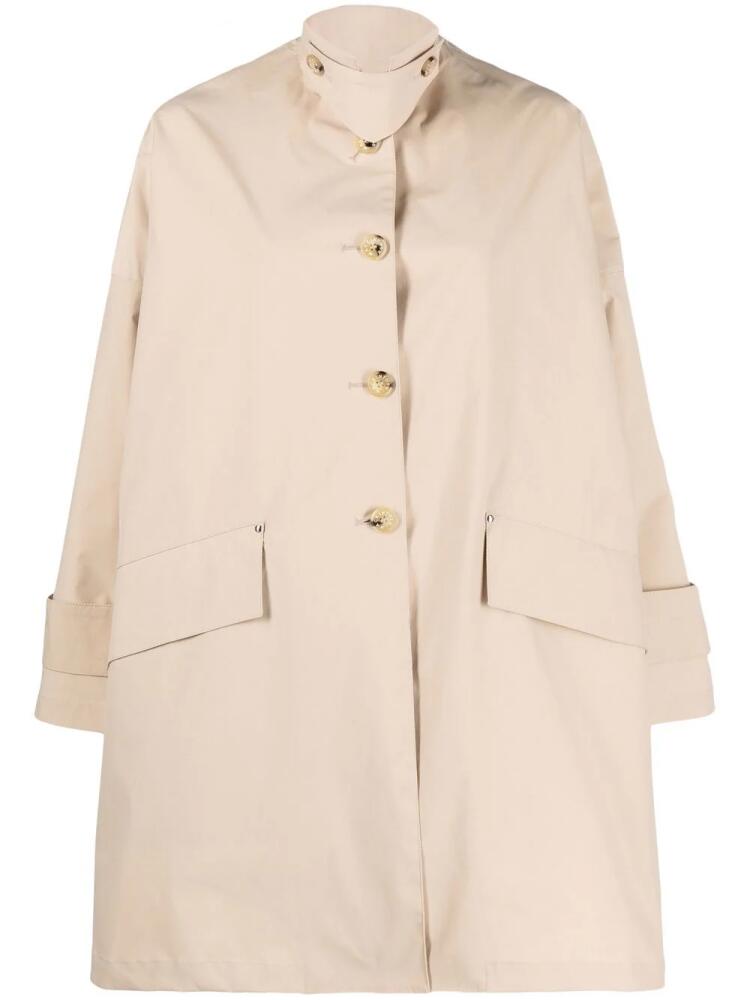 Mackintosh HUMBIE single-breasted overcoat - Neutrals Cover