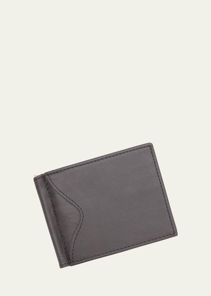 ROYCE New York Personalized Leather RFID-Blocking Money Clip Cover