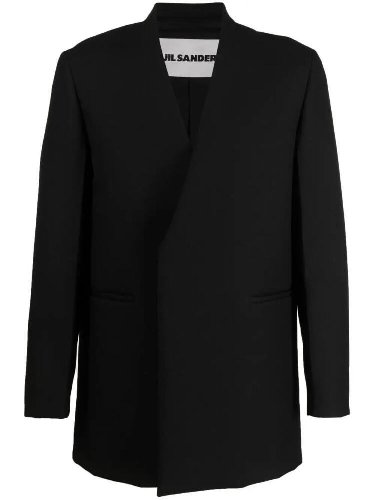 Jil Sander double-breasted tailored blazer - Black Cover