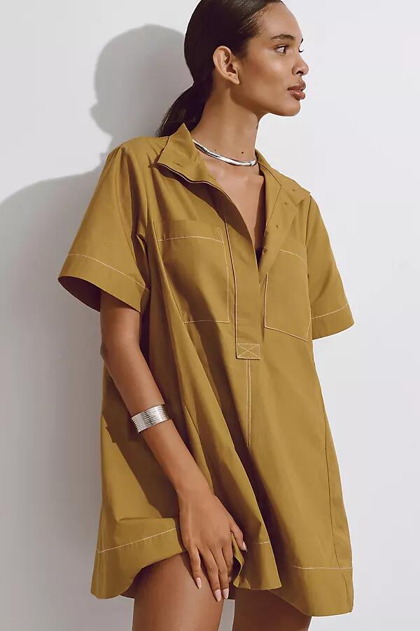 The Jeannie Short-Sleeve A-Line Mini Dress by Maeve Cover