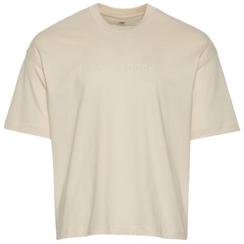 New Balance Hyper Density Jersey Oversized T-Shirt - Womens Tan/Tan Cover