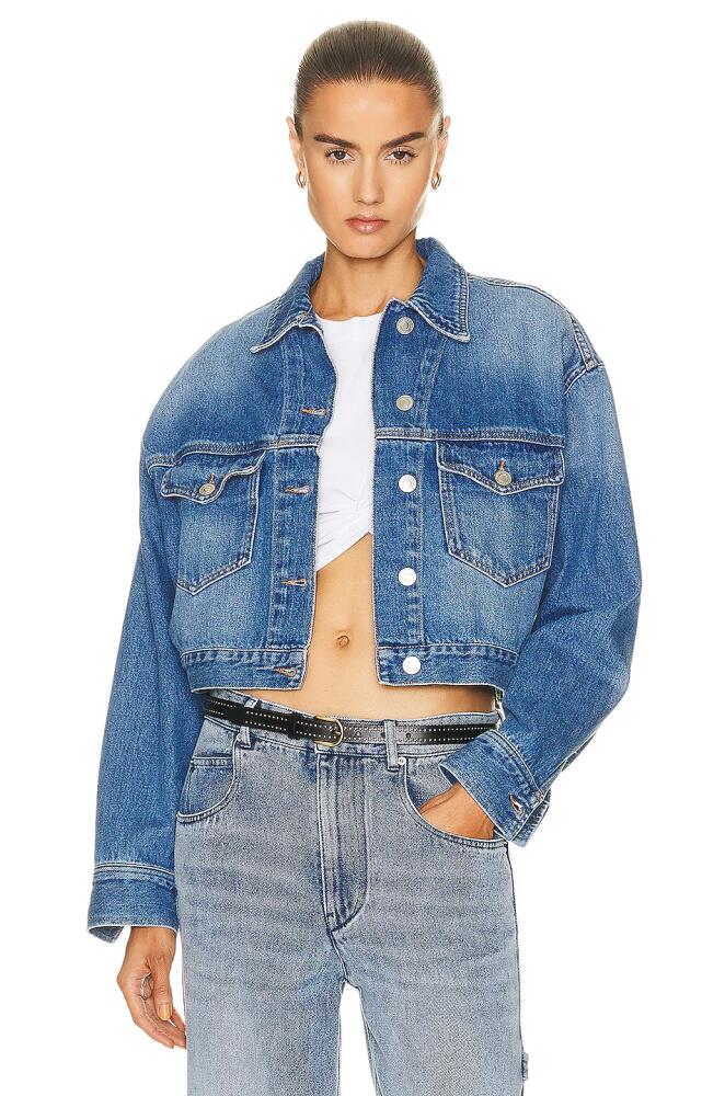 Isabel Marant Etoile Tadia Denim Jacket in Blue Cover