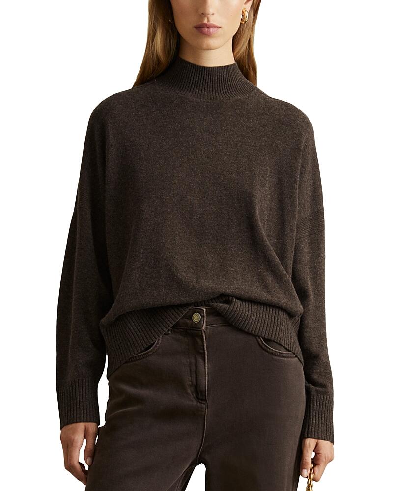 Reiss Alicia Knitted Funnel Neck Sweater Cover