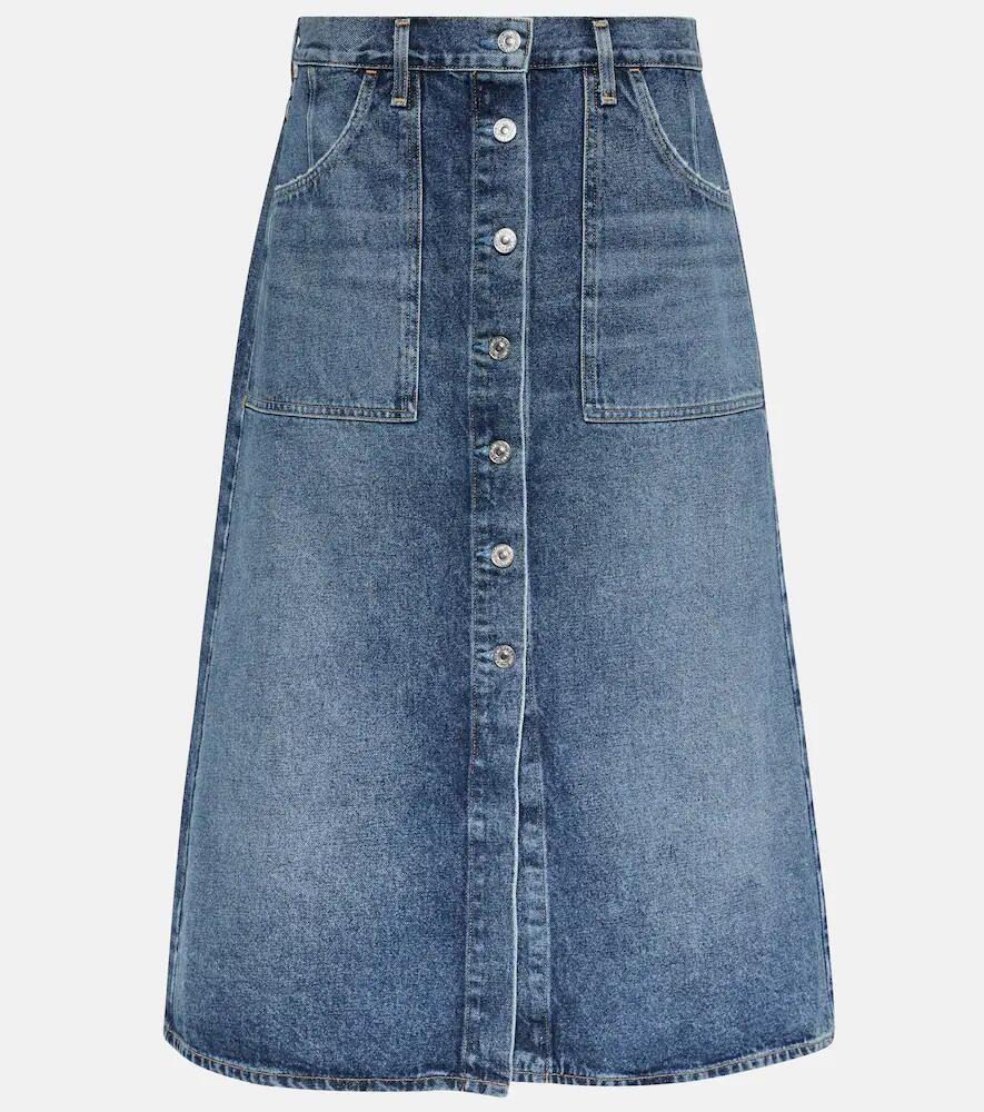 Citizens of Humanity Anouk denim midi skirt Cover