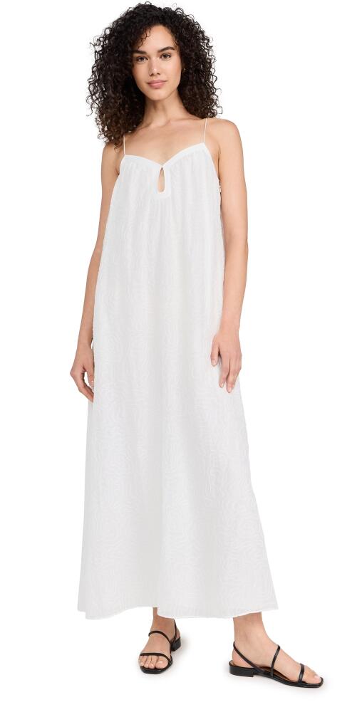 La Ligne Maxi Dress in Squiggle Embroidery Ivory Cover