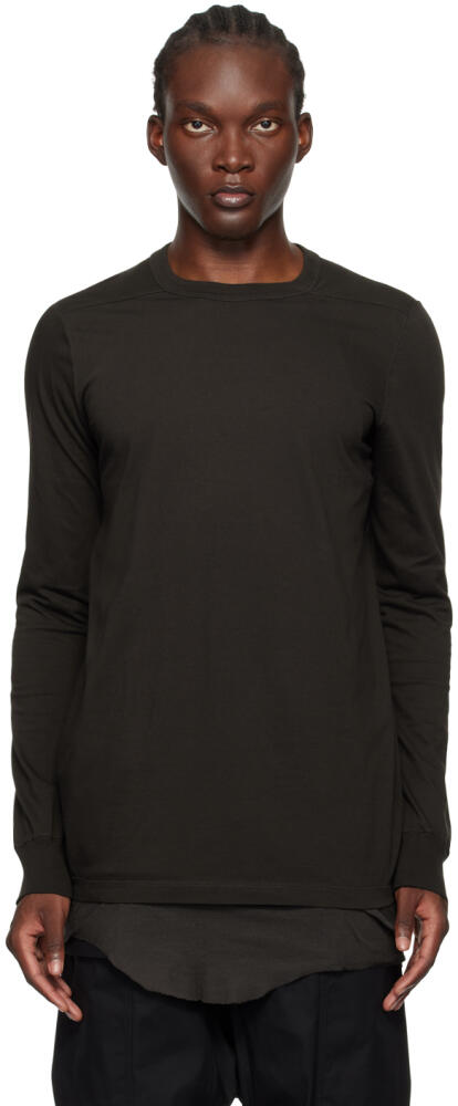 Rick Owens Gray Porterville Level Long Sleeve T-Shirt Cover