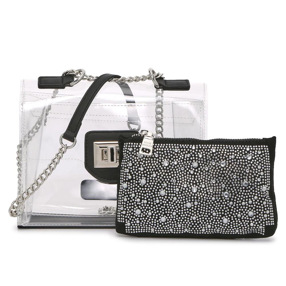 Steve Madden Scarlet Rhinestone Crossbody Set | Women's | Black/Silver Cover