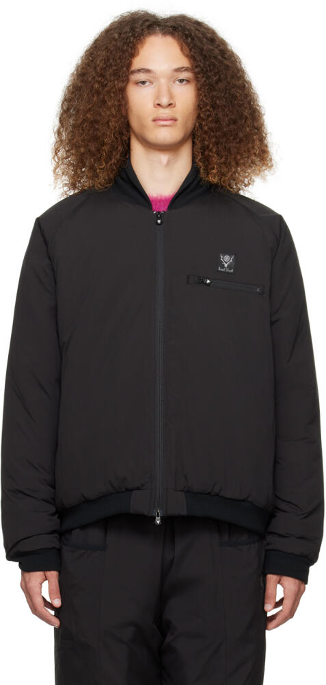 South2 West8 Black Insulator R.C. Bomber Jacket Cover