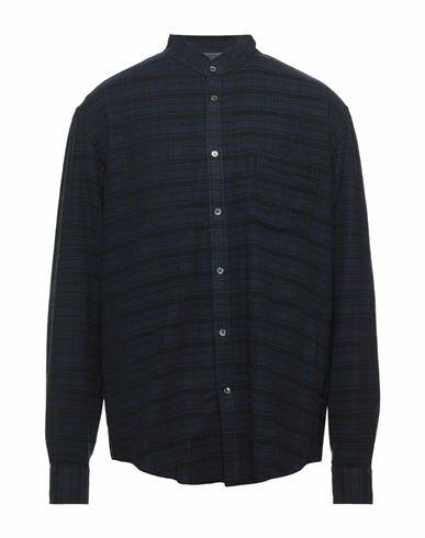 Grifoni Man Shirt Midnight blue Cotton Cover