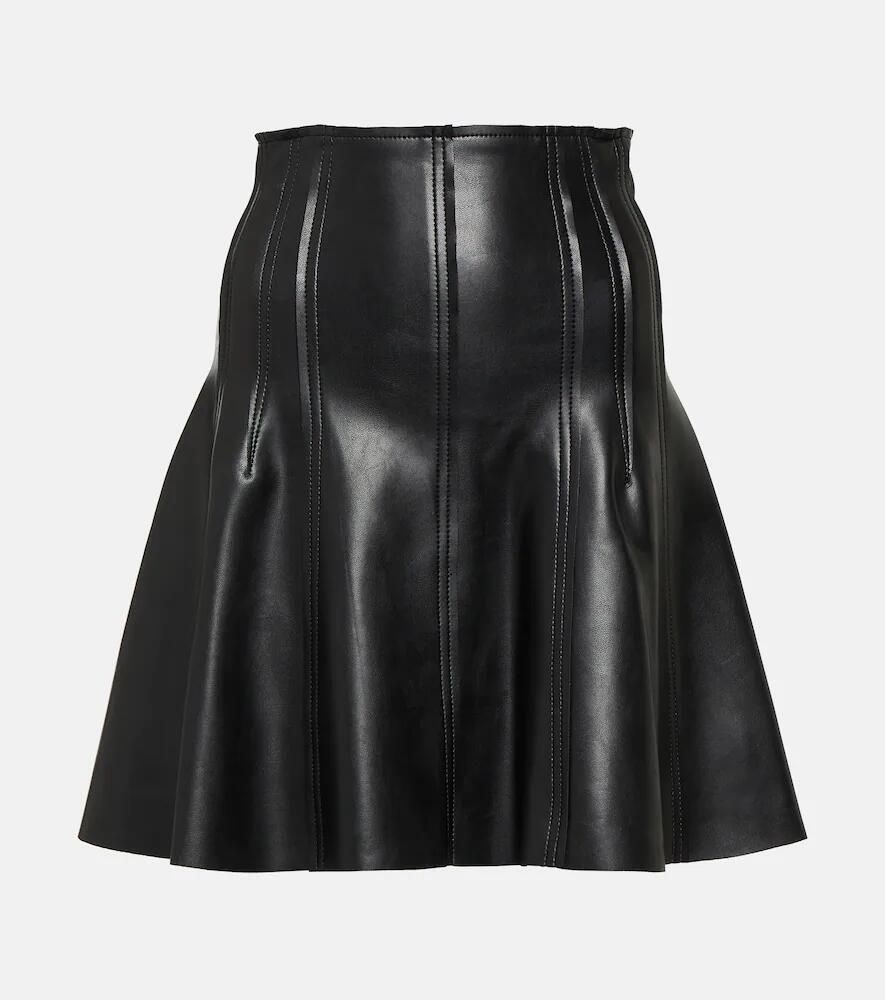 Norma Kamali Grace faux leather miniskirt Cover