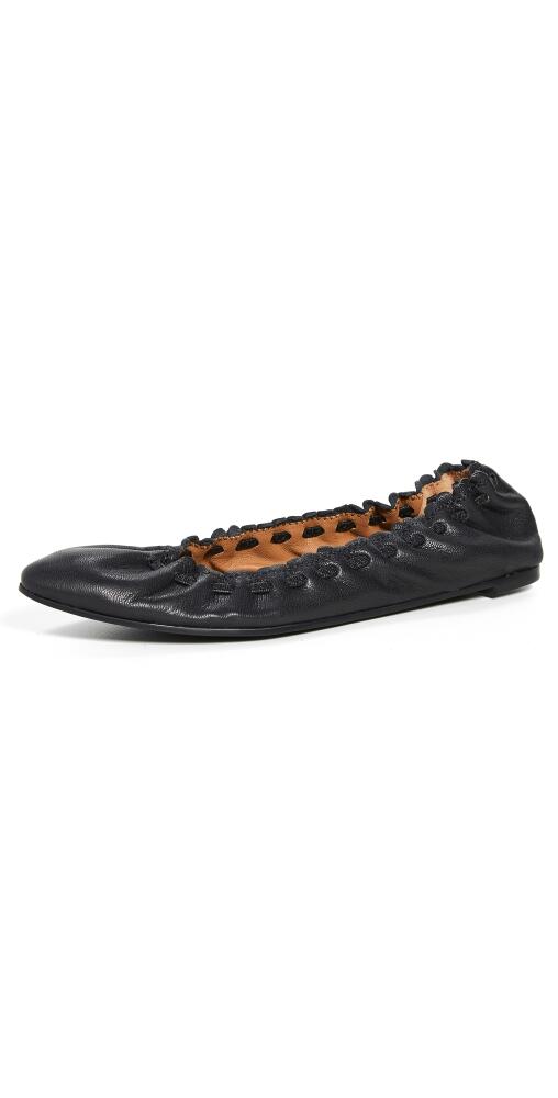 See by Chloe Jane Point Ballet Flats Black Cover