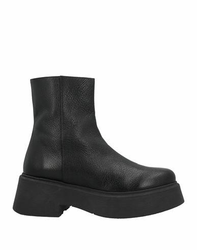 Patrizia Pepe Woman Ankle boots Black Soft Leather Cover