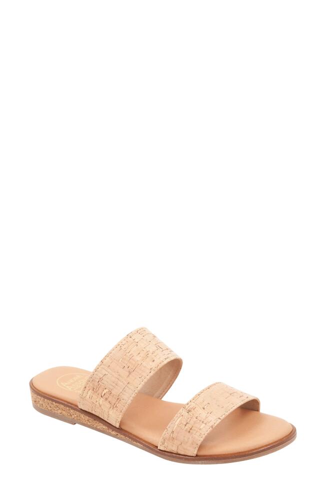 André Assous Galia Featherweights Slide Sandal in Natural Cover