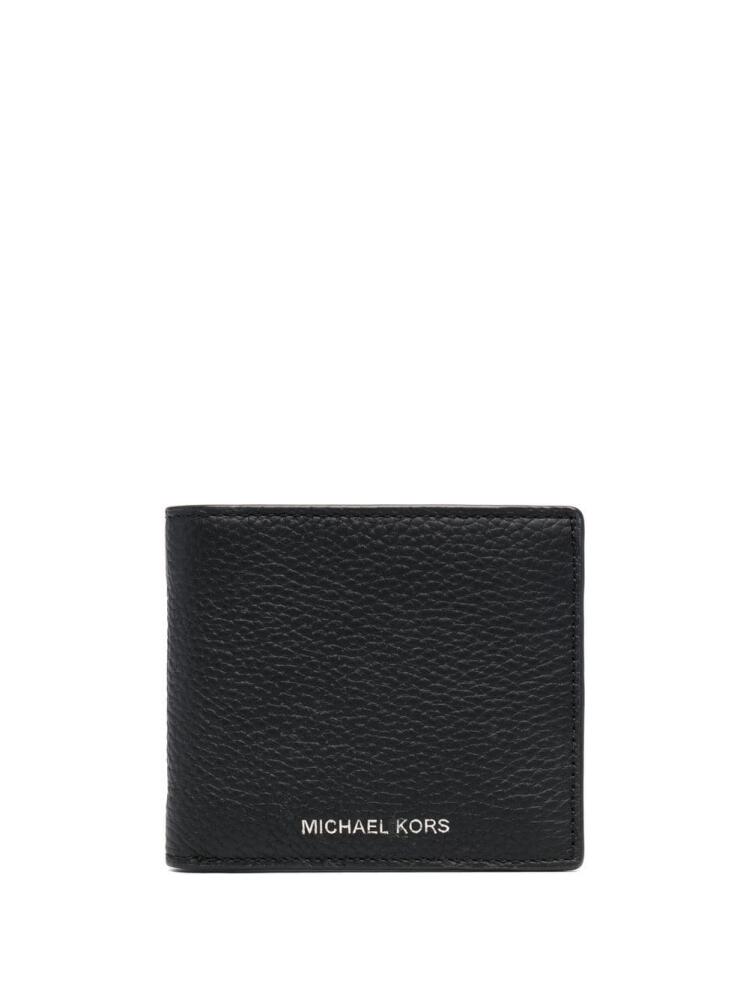 Michael Michael Kors grained-leather bi-fold wallet - Black Cover