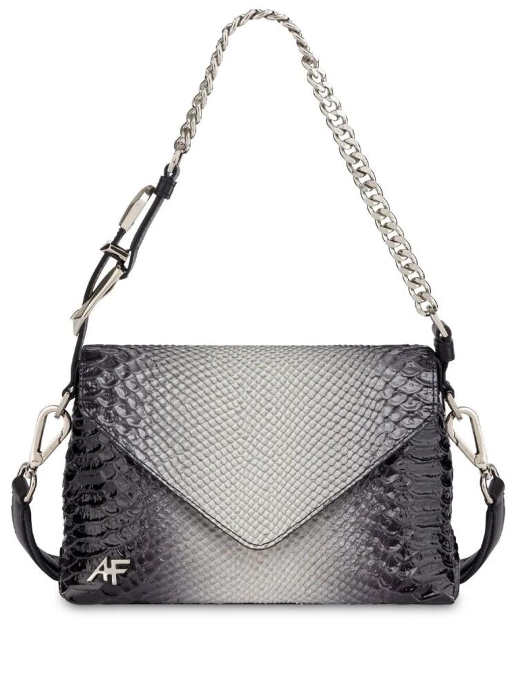 Alberta Ferretti Dori crocodile-effect handbag - Black Cover