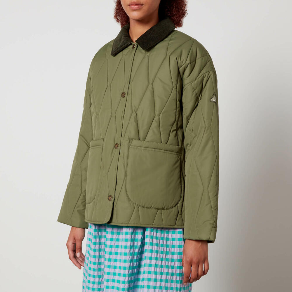 Barbour Delphinium Quilted Jacket Cover