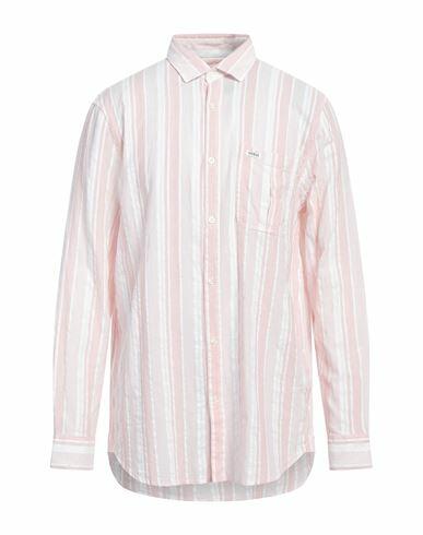 Guess Man Shirt Pink Cotton Cover